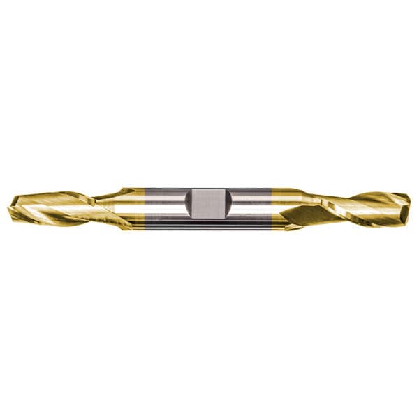 7/32x9/16x3/8x3 4FL Square Double End Endmill With Flat, PowerT